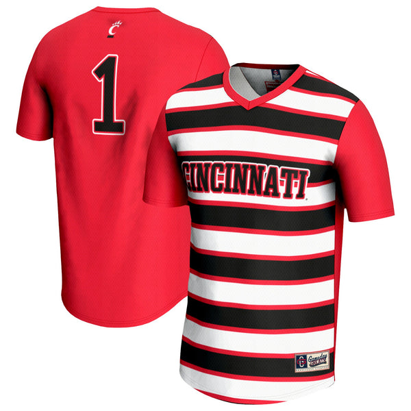 #1 Cincinnati Bearcats GameDay Greats Lightweight Soccer Fashion Jersey - Red