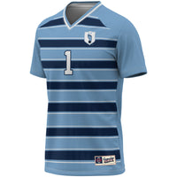 #1 North Carolina Tar Heels GameDay Greats Lightweight Soccer Fashion Jersey - Carolina Blue/Navy