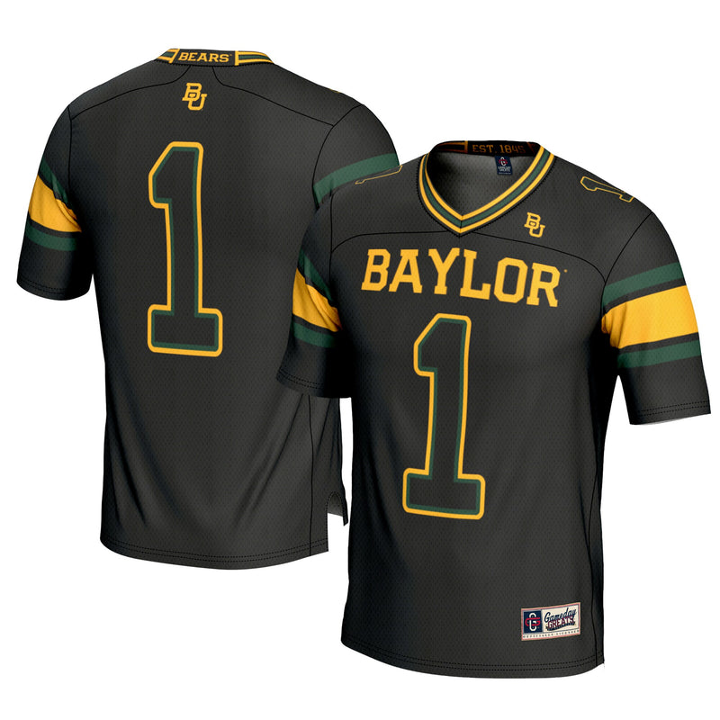 #1 Baylor Bears GameDay Greats Football Jersey - Black