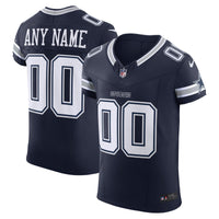 Dallas Cowboys Nike Navy Vapor F.U.S.E. Elite Custom Jersey