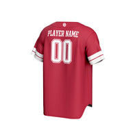 Oklahoma Sooners GameDay Greats Personalized Collegiate Baseball Fashion Jersey - Crimson