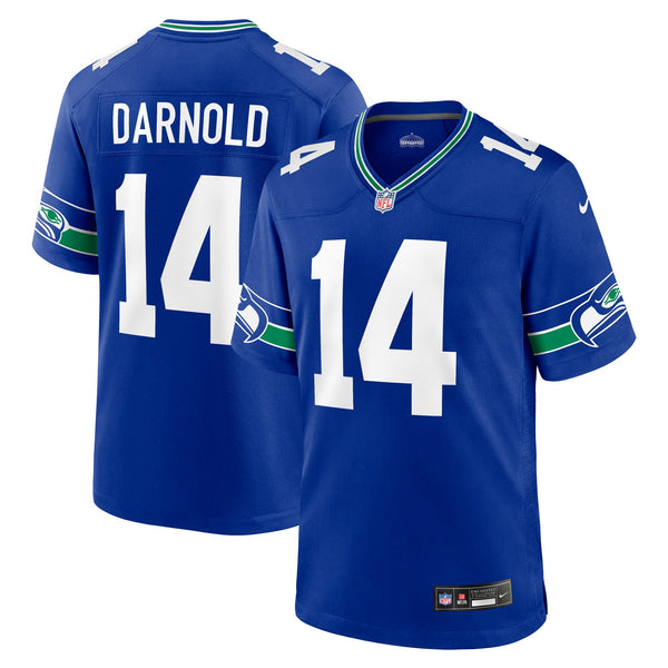 Seattle Seahawks Sam Darnold Nike Royal Alternate Game Player Jersey