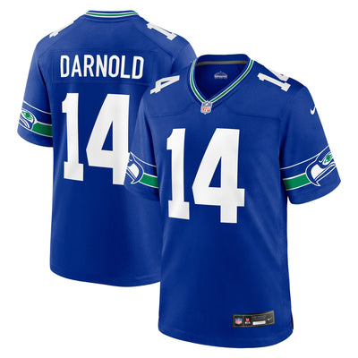 Seattle Seahawks Sam Darnold Nike Royal Alternate Game Player Jersey