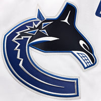 Vancouver Canucks Fanatics White Away Premium Custom Jersey