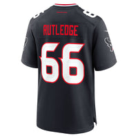 Houston Texans Keylan Rutledge Nike Navy 2026 NFL Draft First Round Pick No. 26 Team Game Jersey