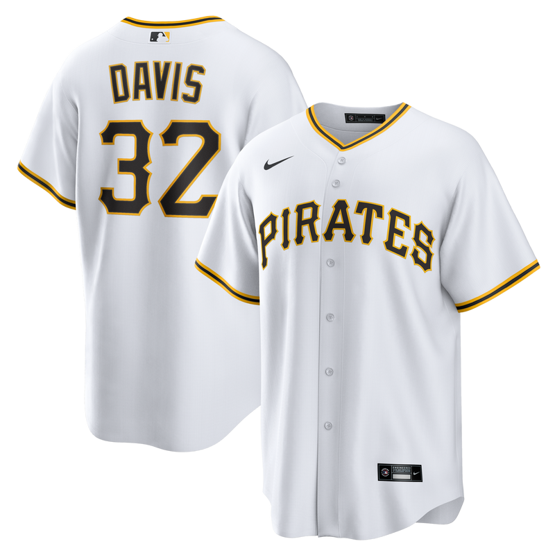 Pittsburgh Pirates Henry Davis Nike White Home Replica Jersey