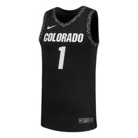 #1 Colorado Buffaloes Nike Replica Basketball Jersey - Black