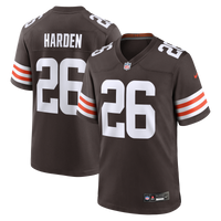 Cleveland Browns Myles Harden Nike Brown Team Game Jersey