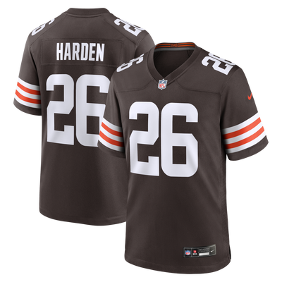 Cleveland Browns Myles Harden Nike Brown Team Game Jersey
