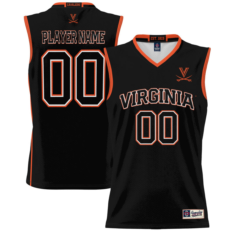 Virginia Cavaliers GameDay Greats NIL Pick-A-Player Basketball Jersey - Black