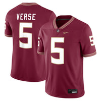 Jared Verse Florida State Seminoles Nike Player Game Jersey - Garnet