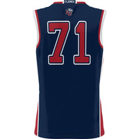 #71 Liberty Flames GameDay Greats Lightweight Basketball Jersey - Navy