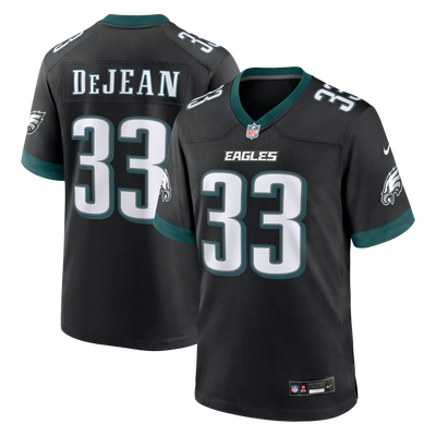 Philadelphia Eagles Cooper DeJean Nike Black Alternate Game Jersey