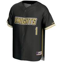 #1 UCF Knights GameDay Greats Lightweight Baseball Jersey - Black