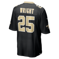 New Orleans Saints Rejzohn Wright Nike Black Team Game Jersey