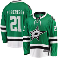 Dallas Stars Jason Robertson Fanatics Kelly Green Home Breakaway Replica Jersey