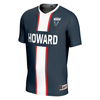 #1 Howard Bison GameDay Greats Lightweight Soccer Fashion Jersey - Navy