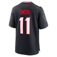 Houston Texans Tremon Smith Nike Navy Team Game Jersey