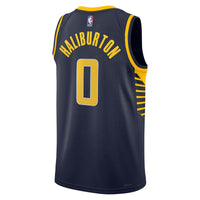 Indiana Pacers Nike Icon Edition Swingman Jersey - Navy - Tyrese Haliburton