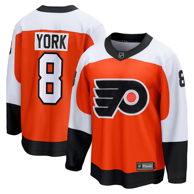 Philadelphia Flyers Cam York Fanatics Orange Home Breakaway Jersey