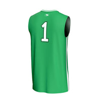 #1 North Dakota GameDay Greats Lightweight Basketball Fashion Jersey - Kelly Green