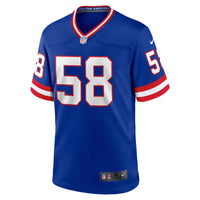 New York Giants Carl Banks Nike Royal Retired Player Alternate Game Jersey