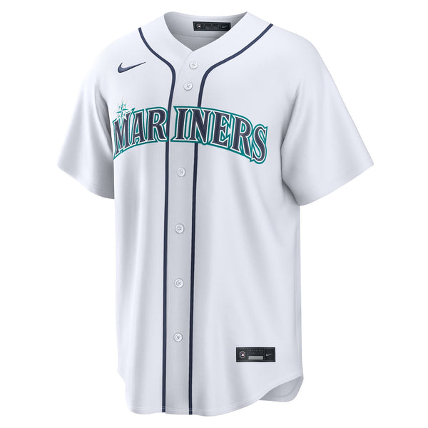 Seattle Mariners Luke Raley Nike White Home Replica Jersey