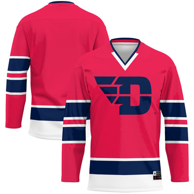 Dayton Flyers GameDay Greats Hockey Jersey - Red