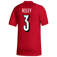 Quincy Riley Louisville Cardinals adidas Replica Football Alumni Jersey - Red