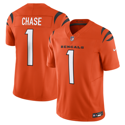 Cincinnati Bengals Ja'Marr Chase Nike Orange Vapor F.U.S.E. Limited Jersey