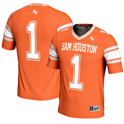 #1 Sam Houston State Bearkats GameDay Greats Endzone Football Jersey - Orange