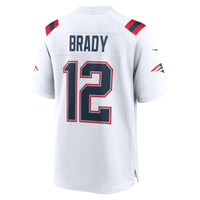 New England Patriots Tom Brady Nike White Retired Game Jersey