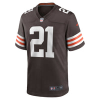 Cleveland Browns Denzel Ward Nike Brown Game Jersey