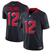 Houston Texans Nico Collins Nike Navy Alternate 2 Vapor F.U.S.E. Limited Jersey
