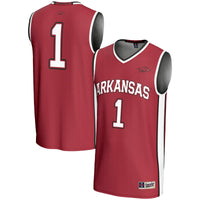 #1 Arkansas Razorbacks GameDay Greats Lightweight Basketball Jersey - Cardinal