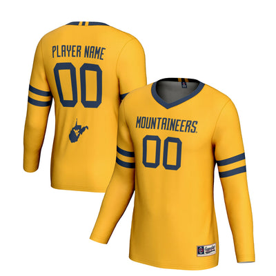 West Virginia Mountaineers GameDay Greats NIL Pick-A-Player Lightweight Volleyball Jersey - Gold