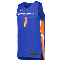 Boise State Broncos Nike Replica Basketball Jersey - Royal