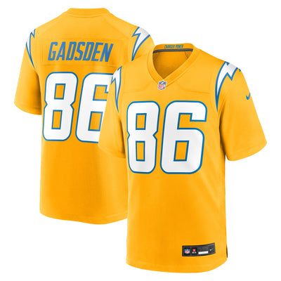 Los Angeles Chargers Oronde Gadsden Nike Gold Alternate Charger Power Game Jersey