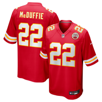 Kansas City Chiefs Trent McDuffie Nike Red Game Jersey