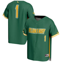 #1 William & Mary Tribe GameDay Greats Lightweight Baseball Fashion Jersey - Green