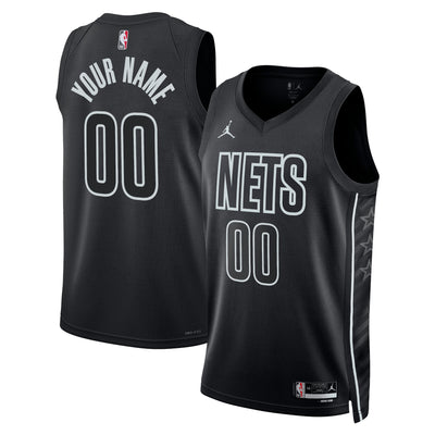 Brooklyn Nets Jordan Statement Swingman Jersey - Custom
