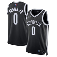 Brooklyn Nets Nike Icon Swingman Jersey - Black - Mikel Brown Jr.