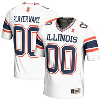Illinois Fighting Illini GameDay Greats NIL Pick-A-Player Football Jersey - White