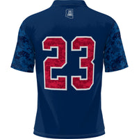 #23 Arizona Wildcats GameDay Greats Military Appreciation Football Jersey - Navy