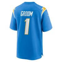 Los Angeles Chargers Number 1 Groom Nike Powder Blue Game Jersey