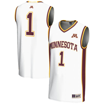 #1 Minnesota Golden Gophers GameDay Greats Lightweight Basketball Jersey - White