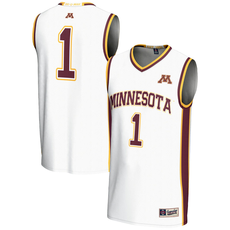#1 Minnesota Golden Gophers GameDay Greats Lightweight Basketball Jersey - White