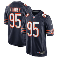 Chicago Bears Shemar Turner Nike Navy Team Game Jersey