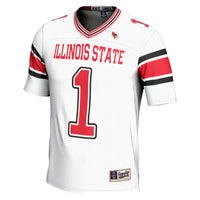 #1 Illinois State Redbirds GameDay Greats Endzone Football Jersey - White