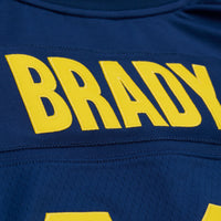 Mitchell & Ness Tom Brady Navy Michigan Wolverines 1999 College Vault Jersey